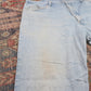 Wrangler W38 L30 Straight Leg Relaxed Fit Blue Denim Jeans