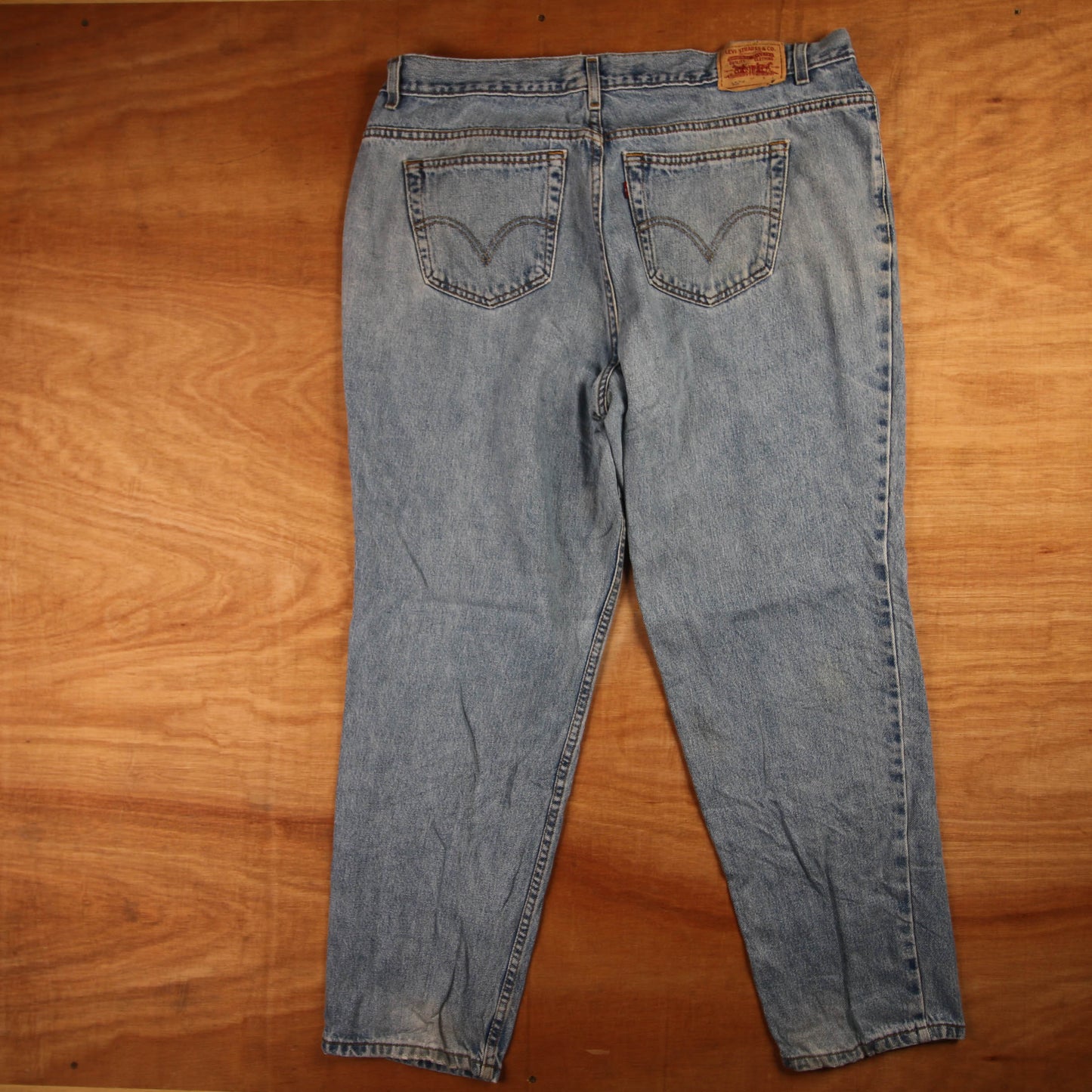 Levi's 559 Red Tab W40 L30 Straight Leg Relaxed Fit Blue Denim Jeans