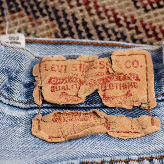 Levi's W32 L33 Straight Leg Blue Denim Jeans