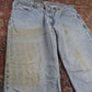 Levi's W34 L30 Tapered Leg Relaxed Fit Blue Denim Jeans