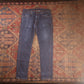 Levi's W34 L30 Straight Leg Slim Fit Blue Denim Jeans