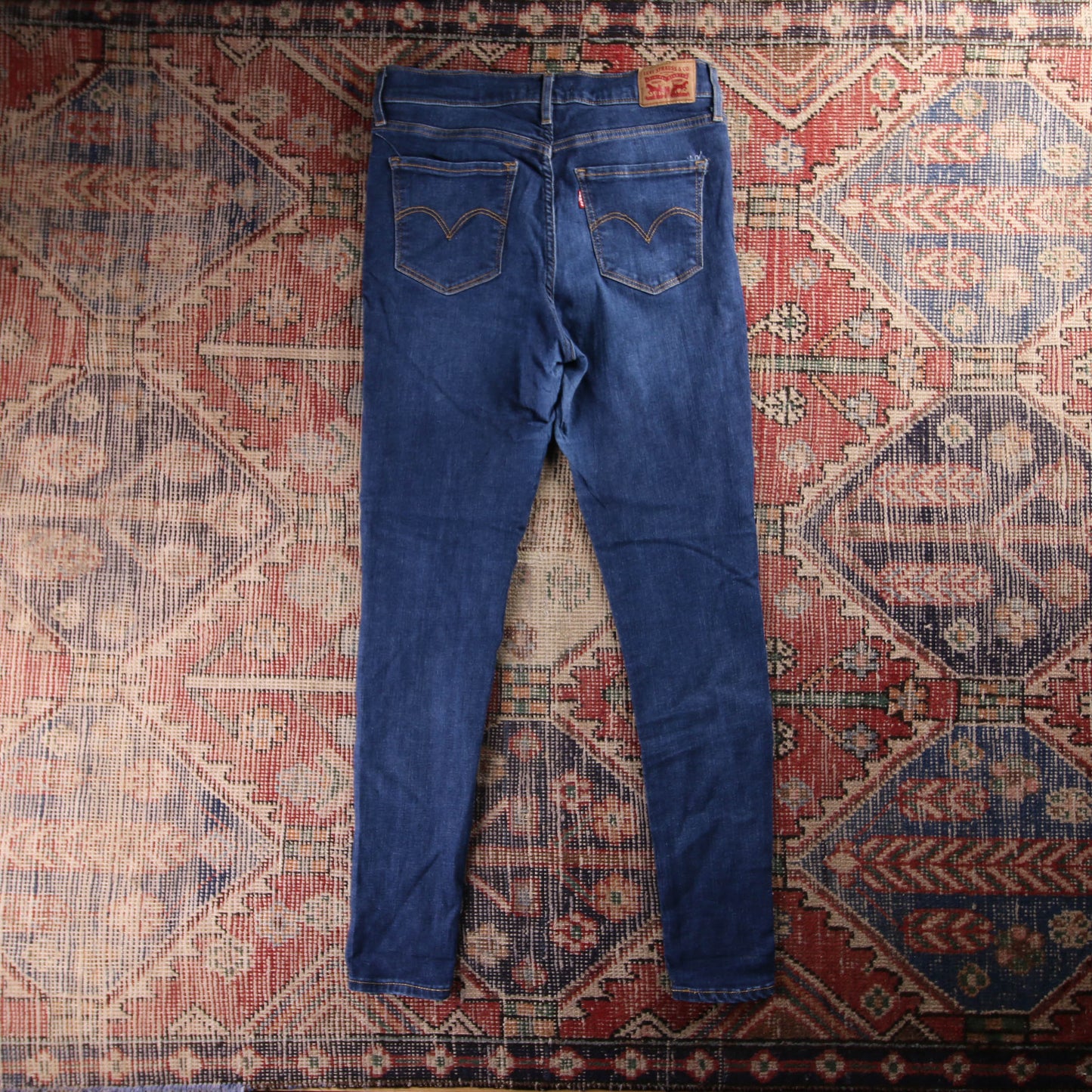 Levi's 510 Red Tab W32 L29 Skinny Blue Denim Jeans