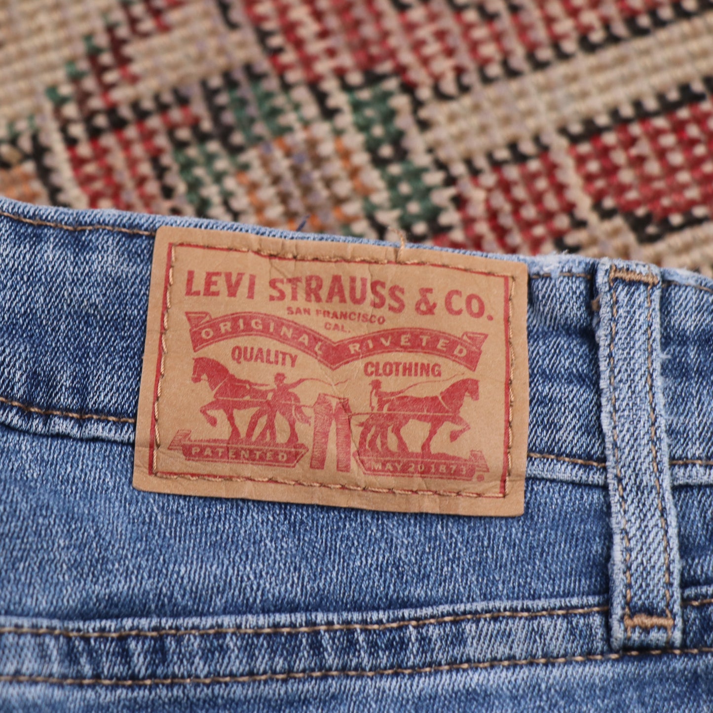 Levi's 721 W24 L29 Skinny Blue Denim Jeans
