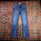 Levi's 502 W30 L30 Tapered Leg Regular Fit Blue Denim Jeans