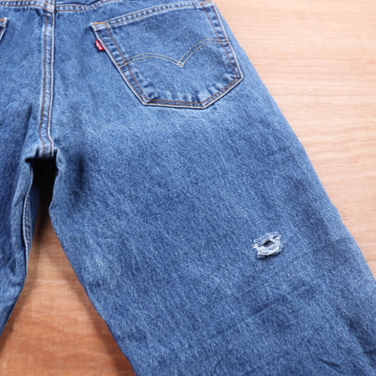 Levi's 501 Red Tab W32 L30 Original Fit Blue Denim Jeans