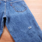 Levi's 501 Red Tab W32 L30 Original Fit Blue Denim Jeans
