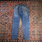 Levi's W34 L28 Slim Fit Blue Denim Jeans