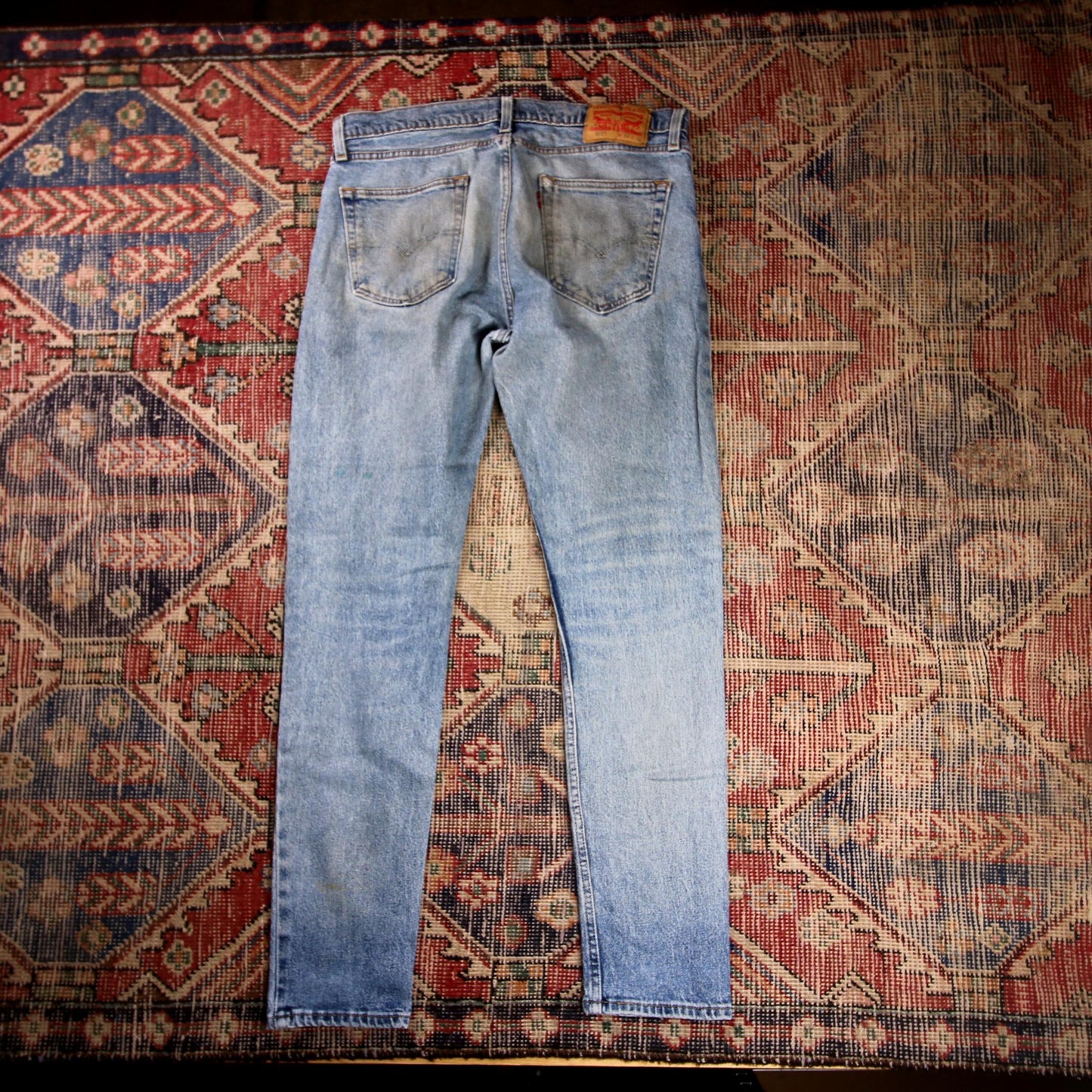 Levi's 512 W34 L30 Tapered Leg Slim Fit Blue Denim Jeans