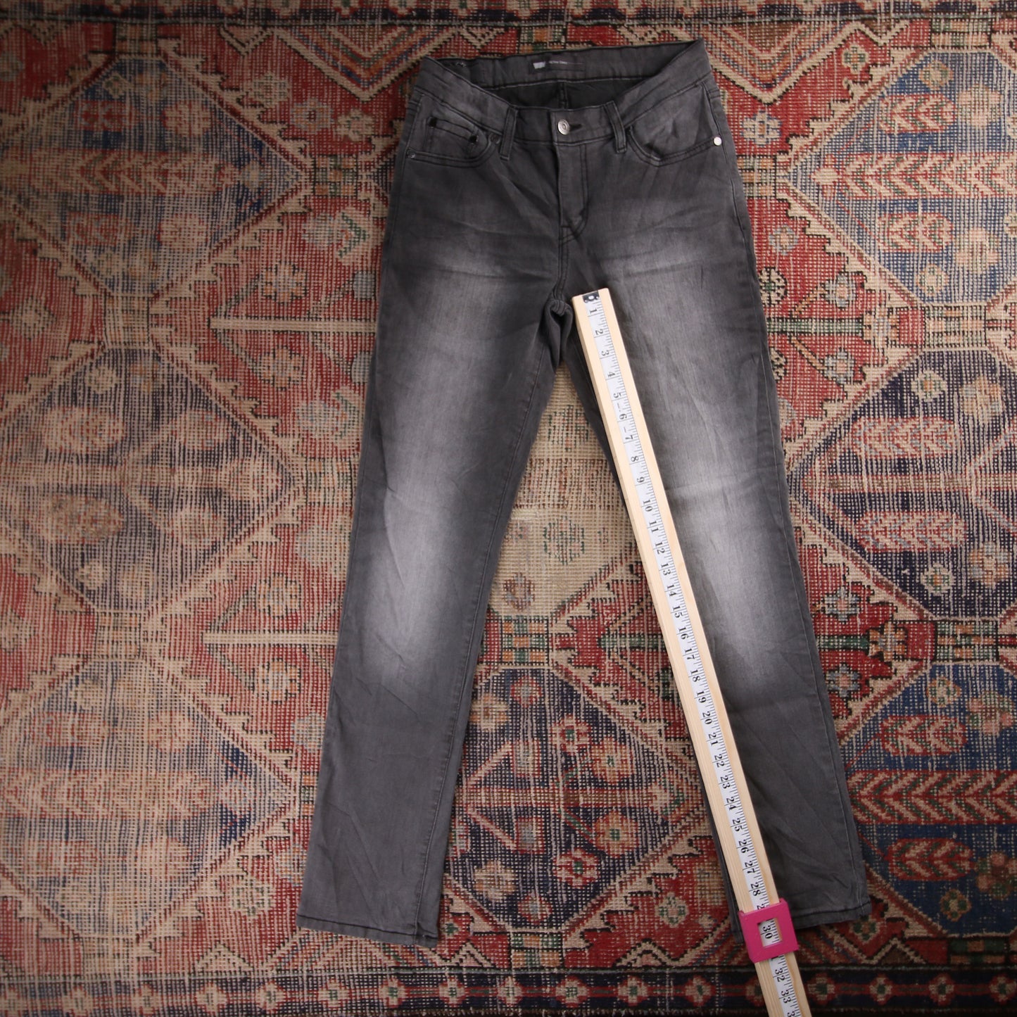 Levi's 511 W28 L30 Slim Fit Grey Denim Jeans