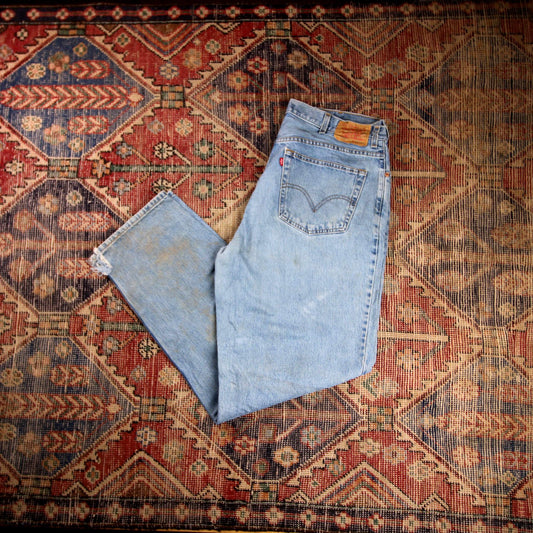 Levi's 560 W38 L34 Comfort Fit Blue Denim Jeans