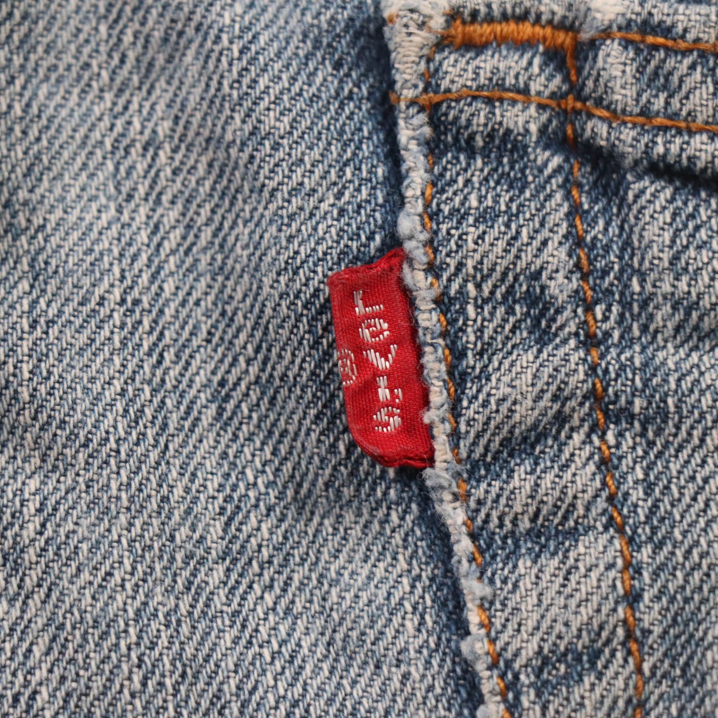 Levi's 559 Red Tab W32 L28 Straight Leg Relaxed Fit Classic Ripped Style Blue De