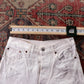 Levi's Red Tab W26 L27 Straight Leg White Denim Jeans