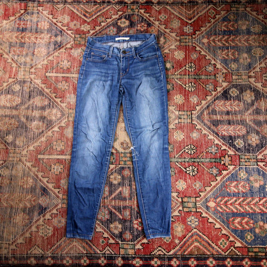 Levi's 710 W26 L26 Skinny Blue Denim Jeans