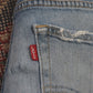 Levi's W30 L27 Straight Leg Classic Ripped Style Blue Denim Jeans