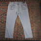 Wrangler W42 L30 Straight Leg Relaxed Fit Blue Denim Jeans