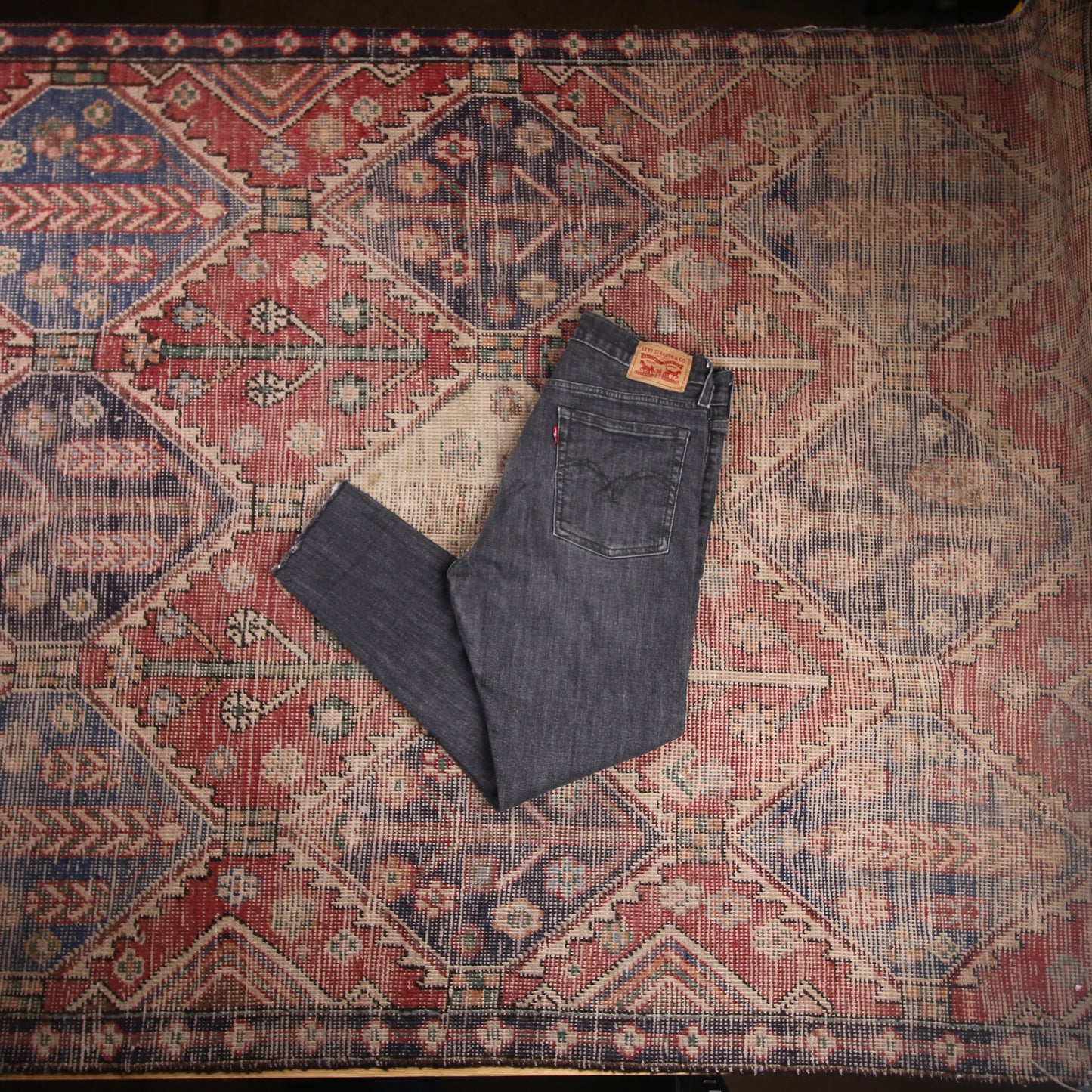 Levi's W30 L25 Skinny Black Denim Jeans