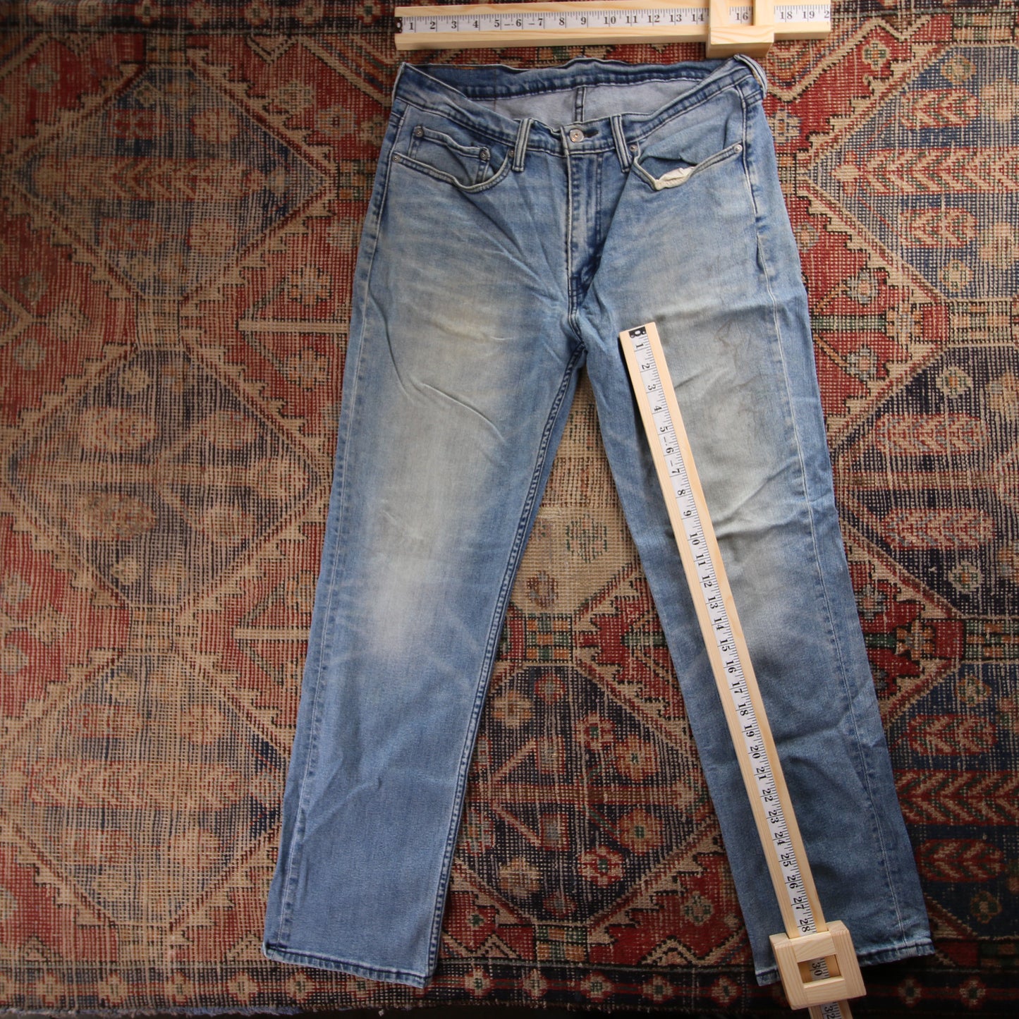 Levi's 514 W28 L30 Straight Leg Blue Denim Jeans