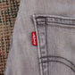 Levi's 511 W28 L27 Slim Fit Grey Denim Jeans