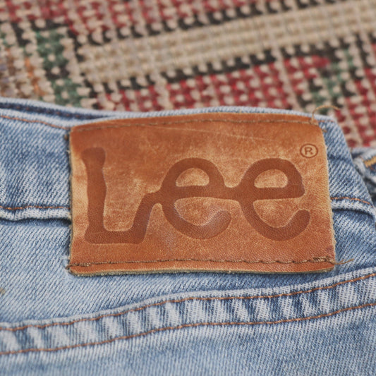 Lee W30 L30 Skinny Classic Ripped Style Blue Denim Jeans