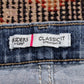 Lee W34 L30 Straight Leg Loose Fit Blue Denim Jeans