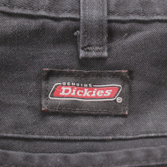 Dickies W36 L27 Cargo Black Cotton Blend Trousers