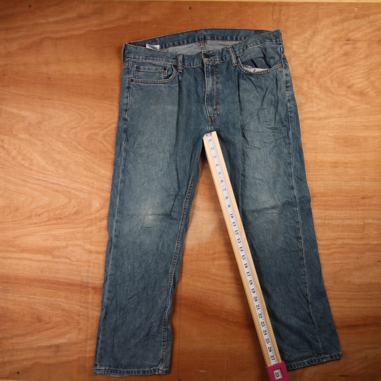 Levi's 559 Red Tab W38 L29 Straight Leg Relaxed Fit Blue Denim Jeans