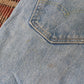 Levi's 512 Orange Tab W24 L30 Tapered Leg Slim Fit Blue Denim Jeans