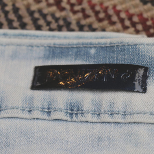 Levi's Denzin W30 L26 Jeggings Distressed Style Blue Denim Jeans