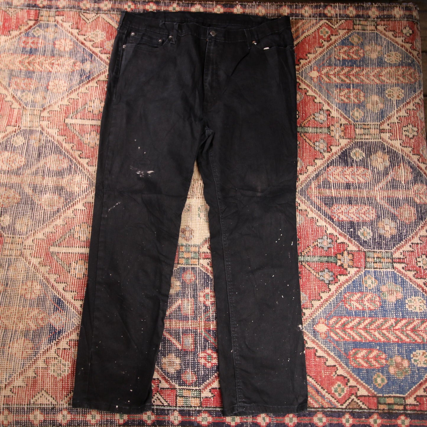 Levi's 541 W40 L30 Tapered Leg Black Denim Jeans