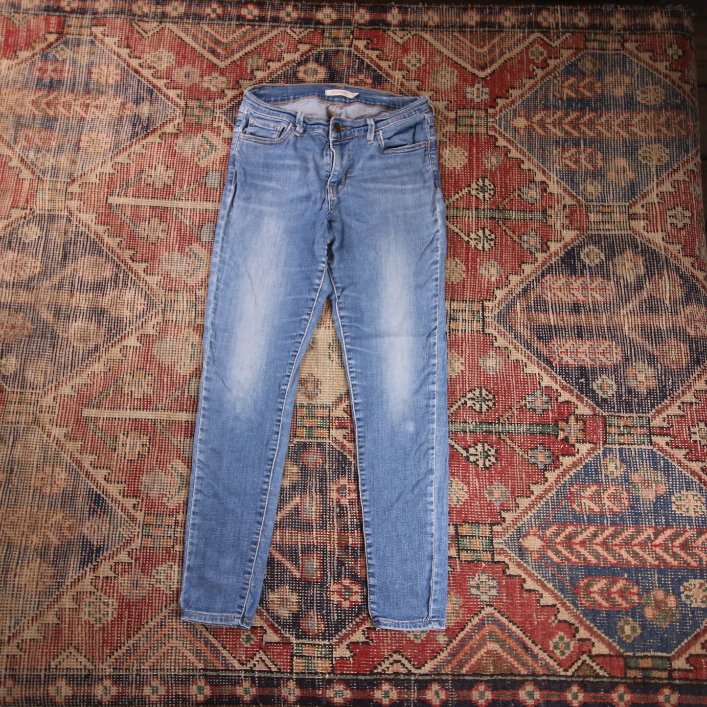 Levi's 710 W28 L27 Skinny Blue Denim Jeans