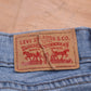 Levi's 711 Red Tab W30 L28 Skinny Classic Ripped Style Blue Denim Jeans