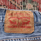 Levi's 501 Red Tab W30 L28 Original Fit Classic Ripped Style Blue Denim Jeans