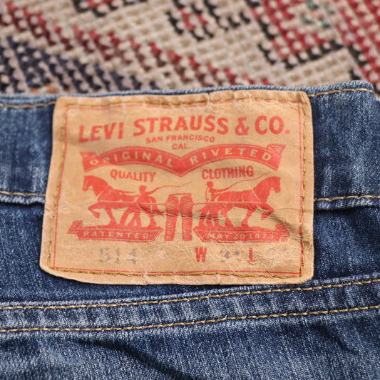 Levi's 511 W32 L27 Slim Fit Blue Denim Jeans