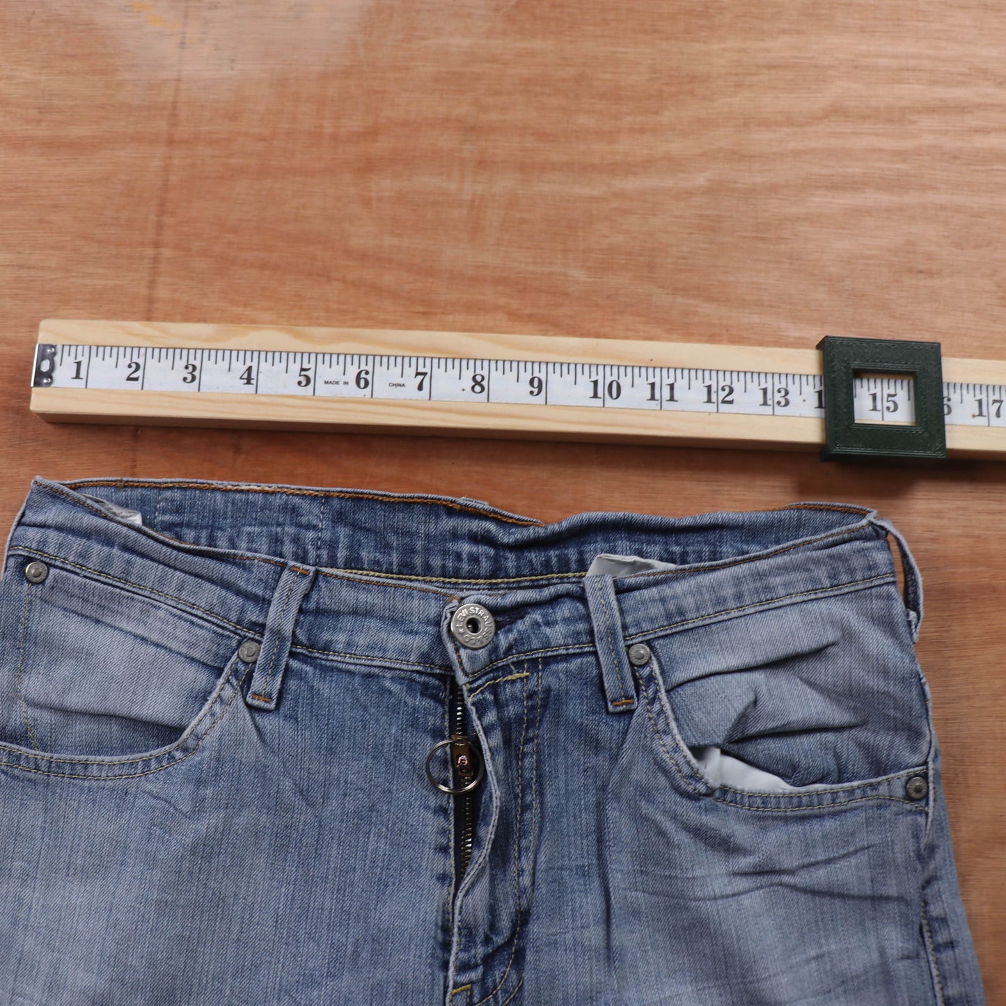Levi's 505 Red Tab W30 L30 Straight Leg Regular Fit Blue Denim Jeans