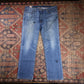 Levi's 514 W38 L30 Straight Leg Blue Denim Jeans