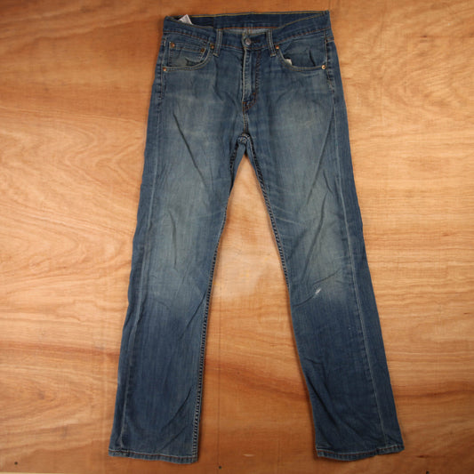 Levi's Red Tab W32 L31 Straight Leg Blue Denim Jeans