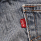 Levi's 515 Red Tab W32 L32 Flared Blue Denim Jeans