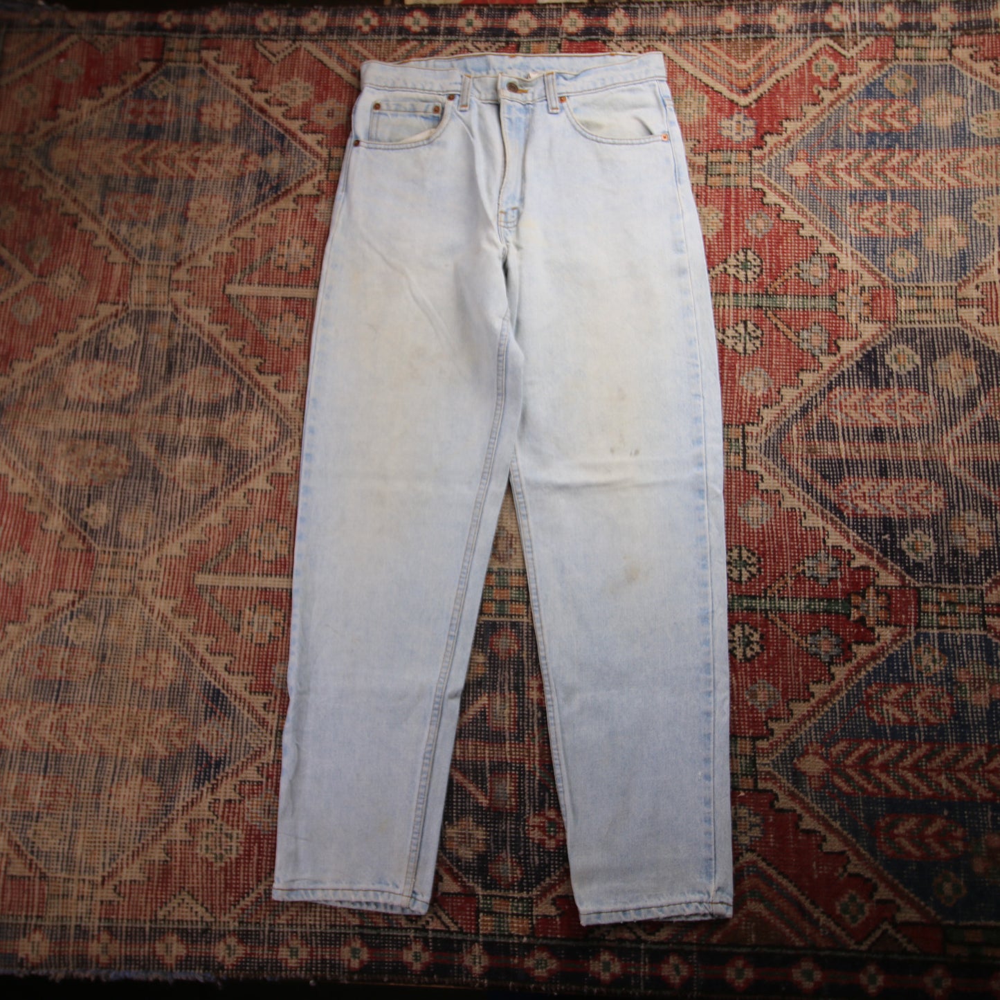 Levi's 550 W30 L30 Tapered Leg Relaxed Fit Blue Denim Jeans