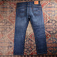 Levi's 513 Red Tab W32 L29 Straight Leg Slim Fit Blue Denim Jeans