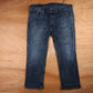 Levi's 559 Red Tab W42 L28 Straight Leg Relaxed Fit Blue Denim Jeans