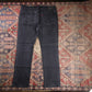 Levi's 514 W40 L31 Straight Leg Black Denim Jeans