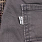 Levi's W34 L31 Straight Leg Black Denim Jeans