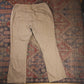 Lee W38 L29 Straight Leg Regular Fit Beige Denim Trousers
