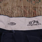 Dickies W46 L30 Straight Leg Blue Cotton Blend Trousers