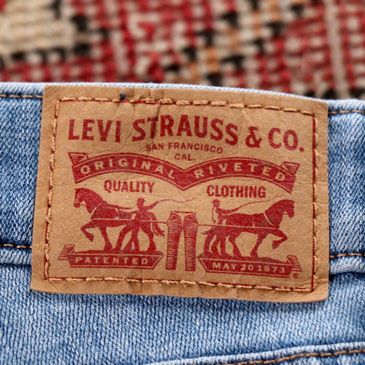 Levi's 715 W28 L29 Flared Blue Denim Jeans