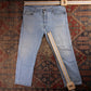 Levi's 505 W40 L28 Straight Leg Regular Fit Blue Denim Jeans