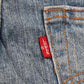 Levi's 505 Red Tab W30 L32 Straight Leg Regular Fit Blue Denim Jeans