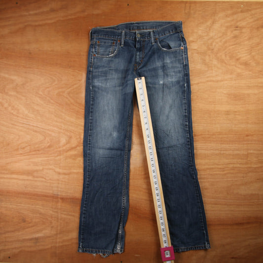 Levi's 527 Red Tab W30 L30 Bootcut Blue Denim Jeans