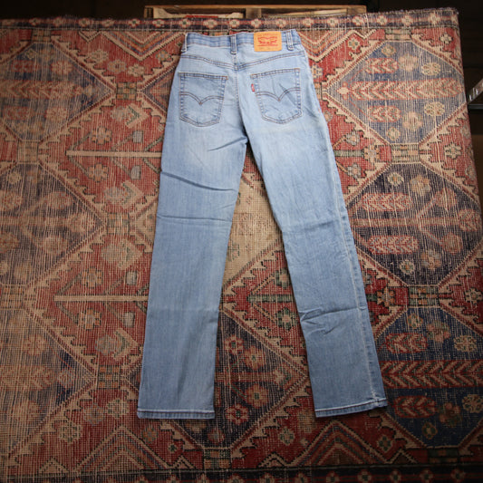 Levi's W38 L29 Straight Leg Loose Fit Blue Denim Jeans