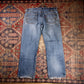 Levi's W36 L29 Straight Leg Blue Denim Jeans